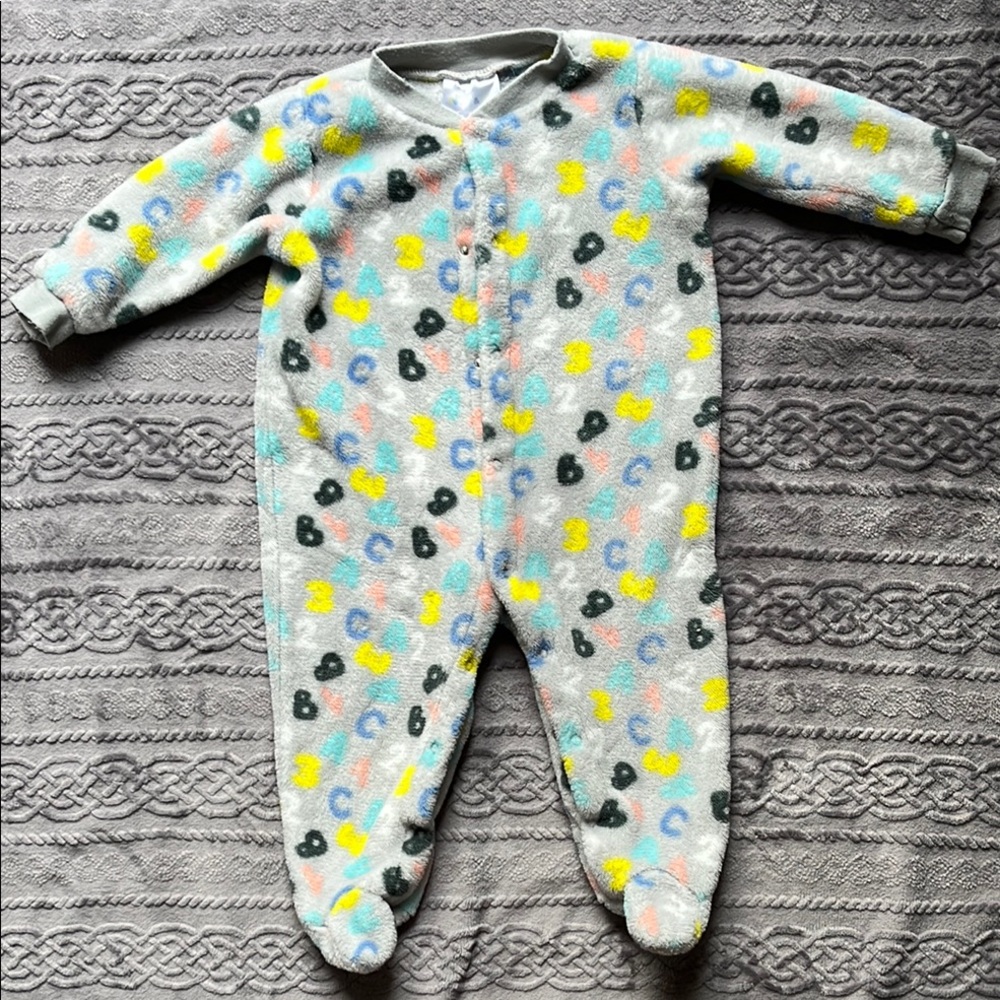 Playful Multicolor Kids Footie